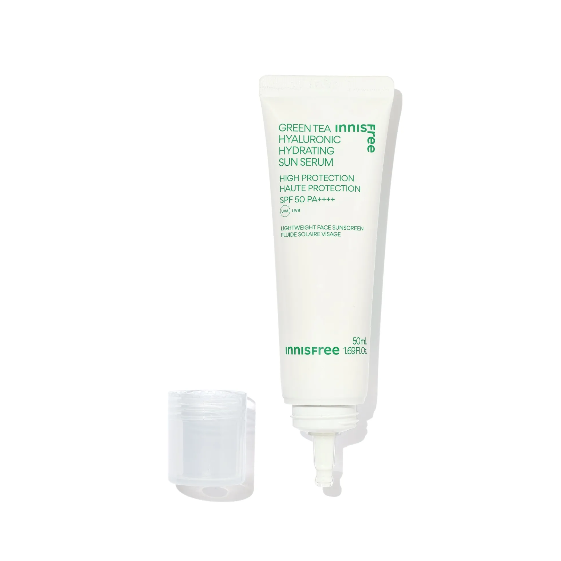 Green Tea Hyaluronic Hydrating Sun Serum SPF50 Sérum Solaire