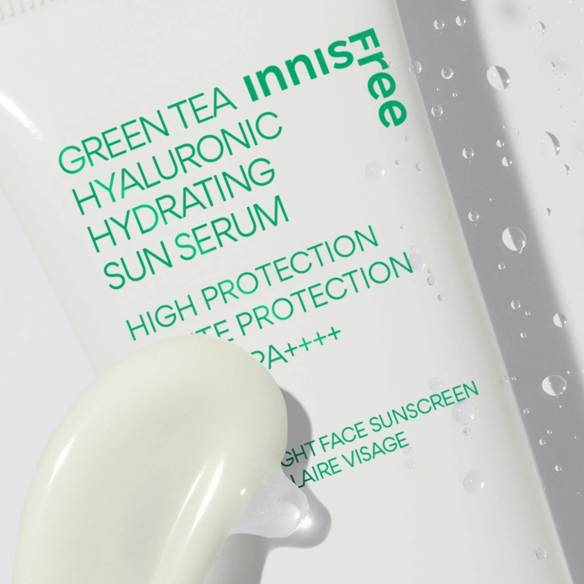 Green Tea Hyaluronic Hydrating Sun Serum SPF50 Sérum Solaire