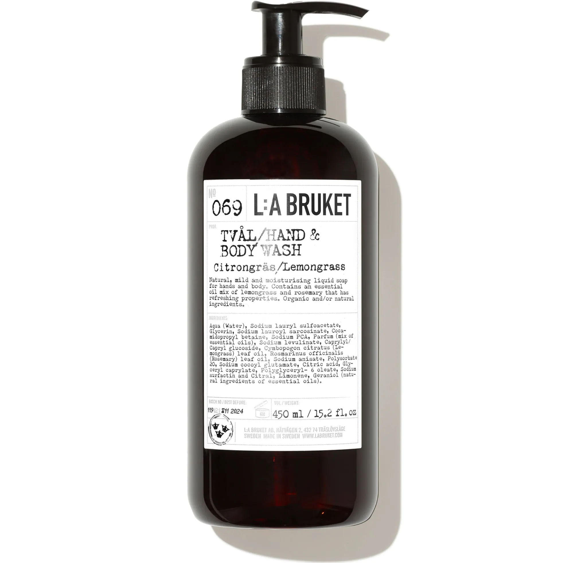 Hand & Body Wash Nettoyant Citronnelle 069